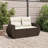  Garden Sofa Brown, Cream White