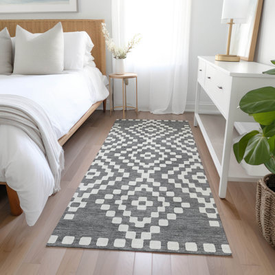 Malek Indoor/Outdoor Area Rug with Non-Slip Backing