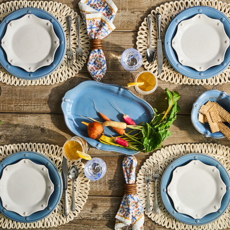 Berry & Thread Dinner Plate, Chambray