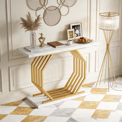 Canapé d'appoint Faux Marble Console
