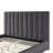 Dark Grey Queen Bed
