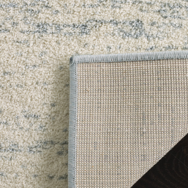 Tapis ardoise et crème Bethlyn, Rectangle 8 pi x 10 pi