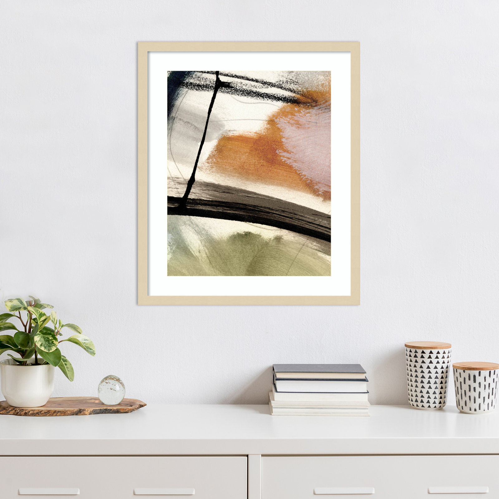 Cleve "Light No. 2" Print by Dan Hobday, Brown, 25" H x 21" W