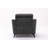 Callie 39 Inch Woven Fabric Chair With Tufted Cushion And Pocket Coil Seating, Perfect For Comfort And Style-1427585654