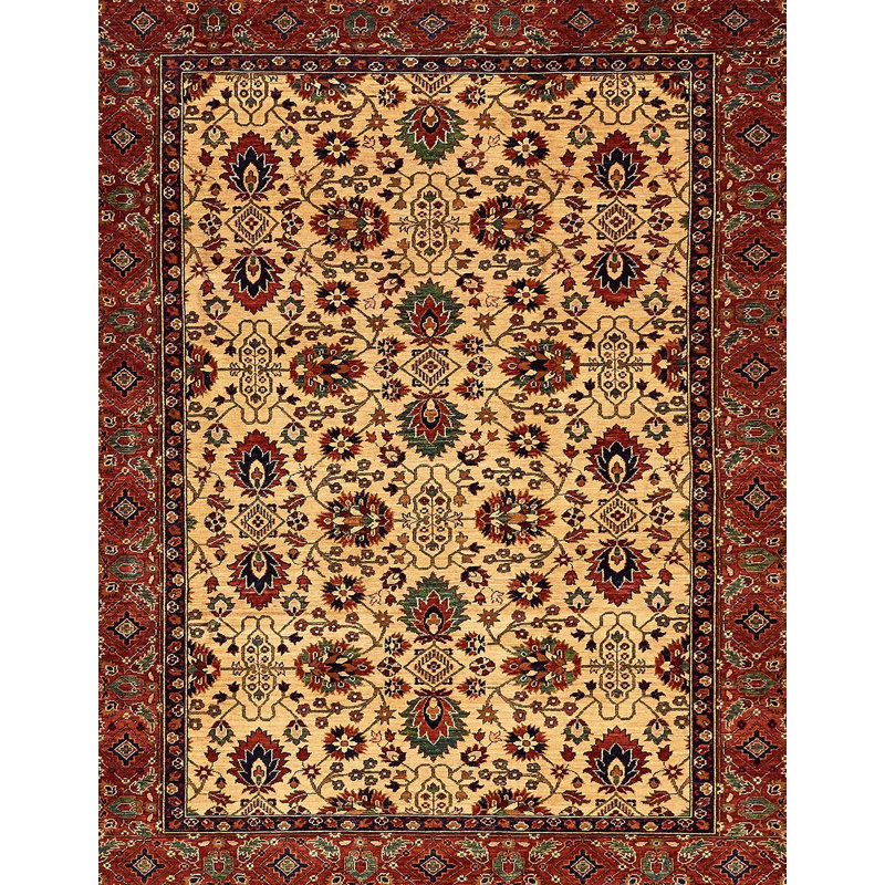Tapis abstrait à motif abstrait moderne 354, Rectangle 8 pi x 12 pi