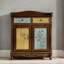 Banc de rangement pour chaussures en bois brun