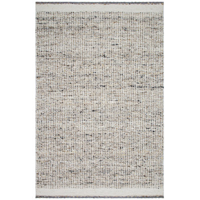 Darcy Hand Knotted Performance Area Rug - Ivory/Taupe - 8' x 10'