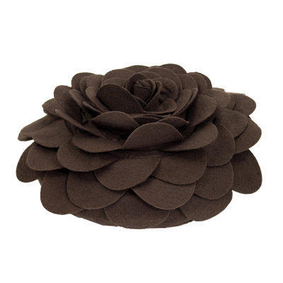  Polyester Throw Flower Pillow Cover