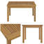 Meuble de patio extérieur en bois d'acacia résistant aux intempéries Alaterre Furniture avec un canapé 2 places de 44 po de largeur avec coussins et une table basse rectangulaire de 31,5 po de largeur, bois naturel avec coussins crème-1780775460