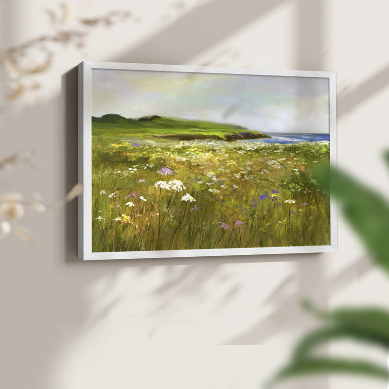 Montara Bluff - impression encadrée - réaménageable, H 8 po x l 10 po, Blanc