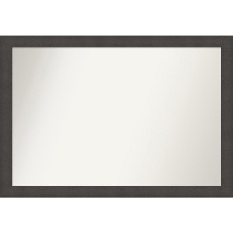 Jini Solid Wood Wall Mirror, Rectangle, 27.5" x 39.5", Bronze