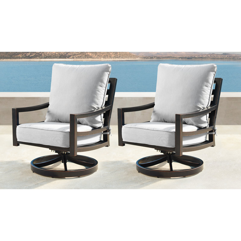 Mhyrren Outdoor Swivel Lounge Chair
