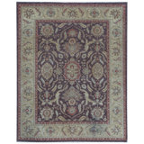 Sultanabad Hand-Knotted High-Quality Brown and Gold Area Rug