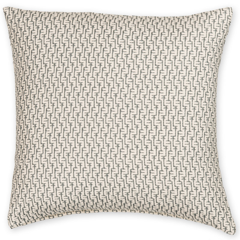 Cascade Accent Pillow, Square 22", Blue, Polyester