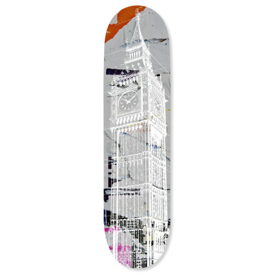 Ensemble de planche à roulettes Savage Graffiti Skateboard Acrylique, impression murale urbaine par Notoriart