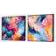 Corelli - Ensemble de 2 collages carrés abstraits-101857595-101857592