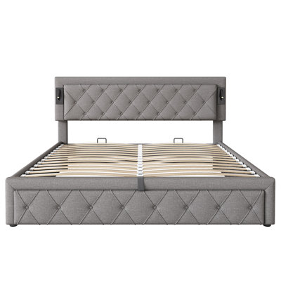 Eyota Upholstered Ottoman Storage Bed