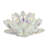 Iridescent Glass Crystal Lotus Votive Candle Holder-26724320-24704497