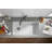 Cairn 33-1/2" x 18-5/16" x 9-1/2" Under-Mount Single-Bowl Kitchen Sink with Basin Rack-65117847
