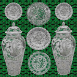 Chinois Ceramic by Nicolette Mayer - Unframed Print on Acrylic