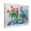 «Spring Garden in Blue», reproduction de peinture acrylique sur toile tendue-31881790