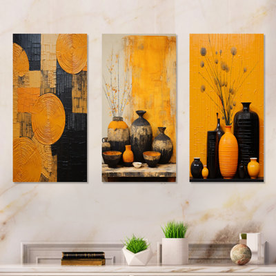Artistic Yellow Pottery
