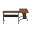 Bureau de luxe en forme de L avec option de bureau d'équipe en ligne