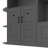 left-right combination hall cabinet with 4 hooks(can be used separately)-129411463