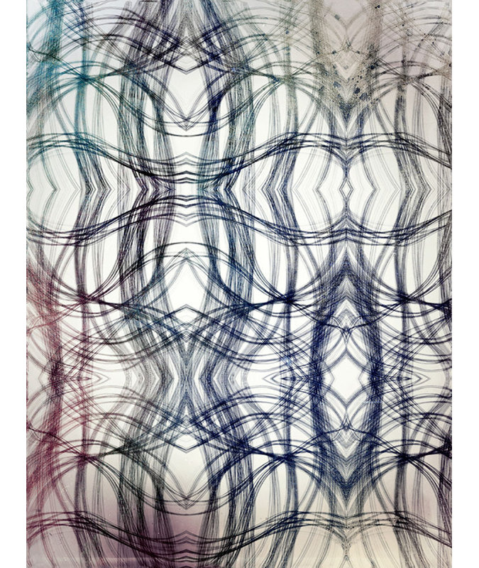 «Dream Sequence B» par Gl Artlab - impression d'art graphique, Extérieur, H 32 po x l 24 po