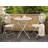 Midlothian 2 - Person Metal Patio Dining Set with Round Table