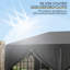 3 x 6m Pop-Up Marquee Tent, Adjustable Height Gazebo with Sides, Windows & Carry Bag-129388813