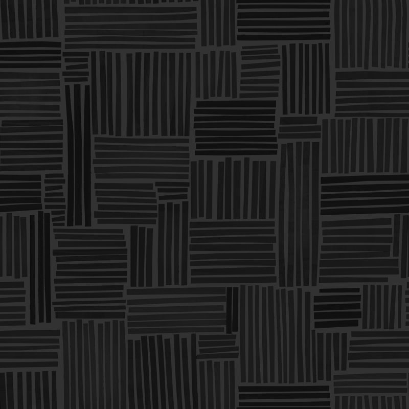 Rouleau de papier peint L 33 pi x l 20,5 po Amsterdam, Noir / gris