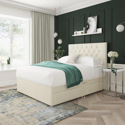 17 Stories Upholstered Divan Bed Base Only 