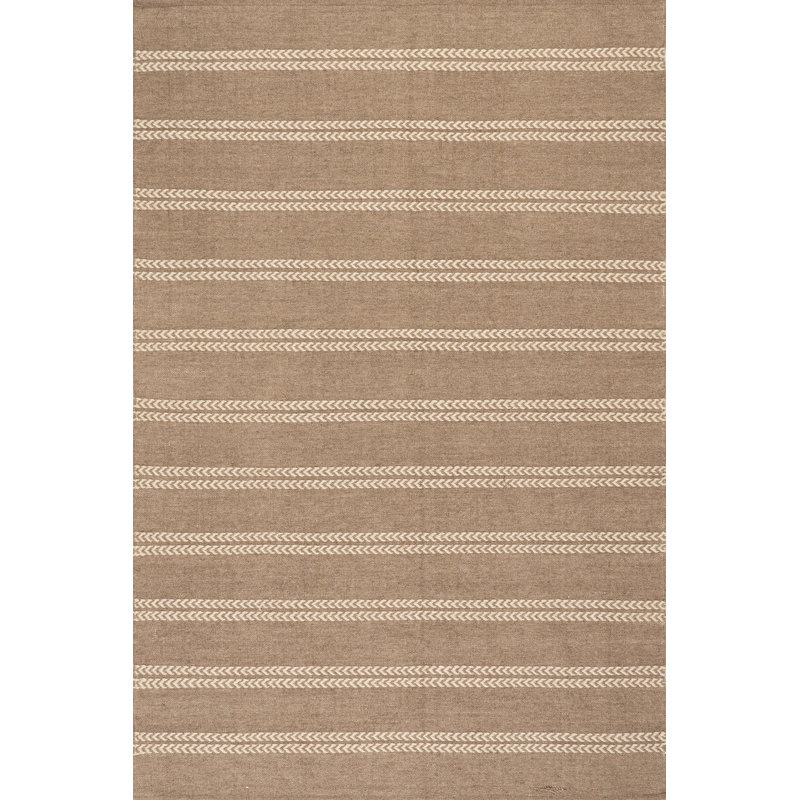 Tapis rayé en laine Nate Berkus York, Rectangle 4pi x 6 pi