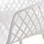 Chaise coquelicot d'extérieur blanche - résistante aux intempéries-763359160