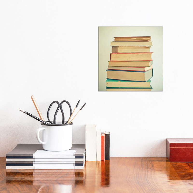«Stack Of Books» par Cassia Beck - Photographie sur toile tendue, H 12 po x l 12 po x P 0,75 po