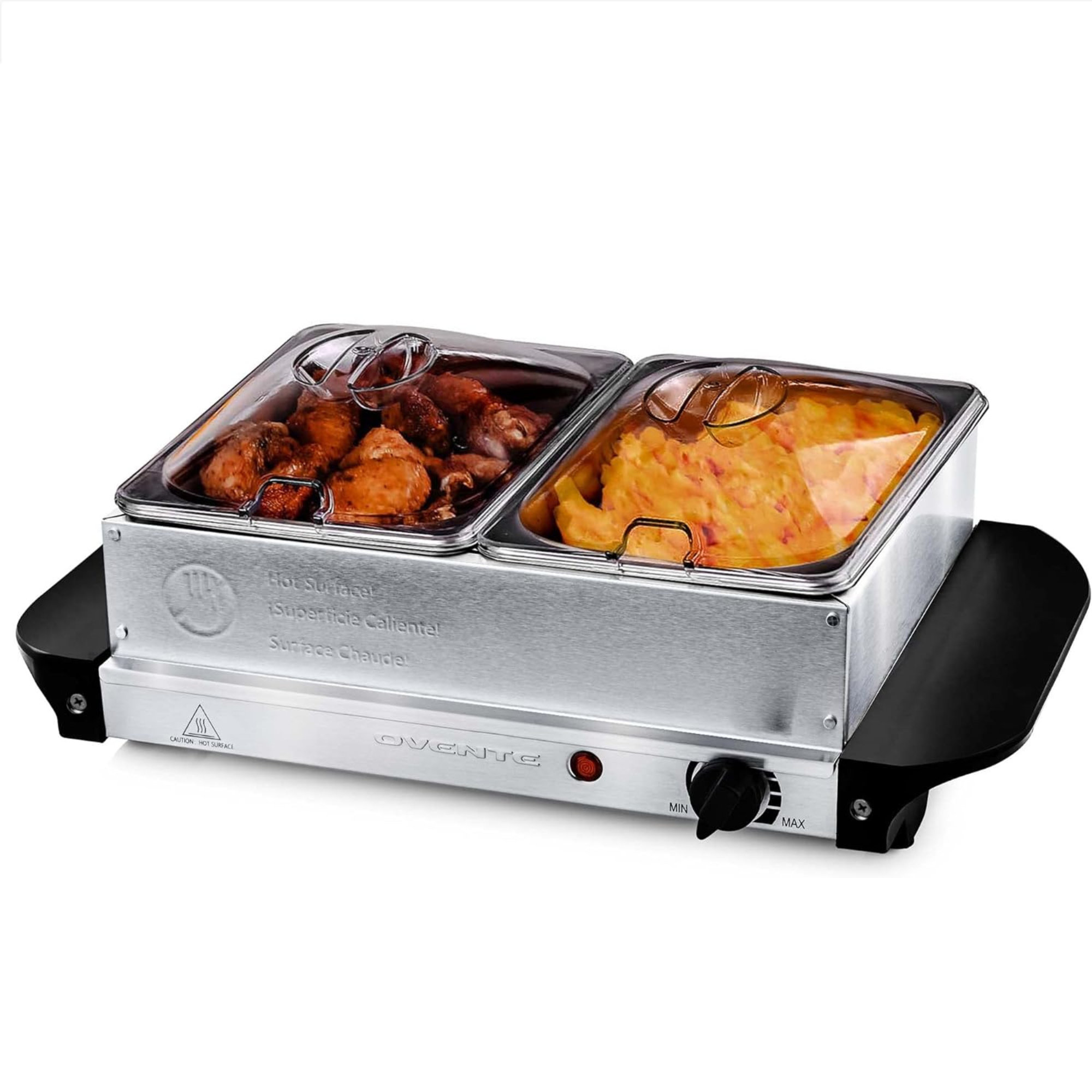 VEVOR Electric Buffet Server and Food Warmer, 14 in. x 14 in