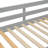 Twin Over Bunk Bed With 3 Shelves And 4 Drawers, Gray Robust Build Drawers - For Space Saving-1609128476-1609128477