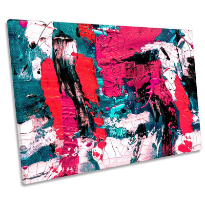 Modern Paint Grunge - Wrapped Canvas Painting