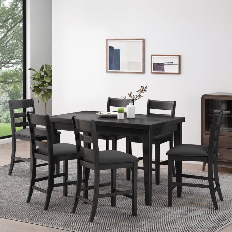 Alloush 7 - Piece Counter Height Dining Set *incomplete,set of 2 chairs only* 