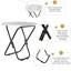 Table d'appoint ronde et pliante, table d'appoint pliable pliable, petite table de bout pliante et compacte, table de collation pliable-133085610-133754508
