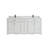 72'' Solid Wood Double Bathroom Vanity with 1'' Engineered Marble Top-1034314401
