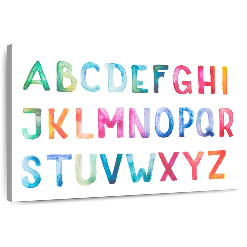 Alphabet, H 16 po x l 24 po