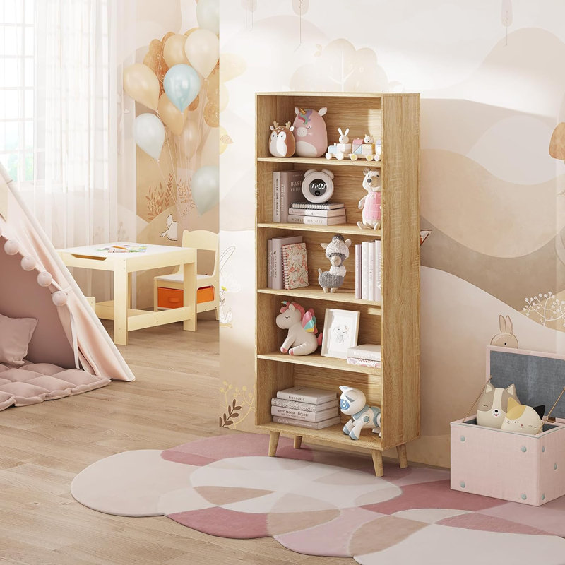 Ruithero 131cm H x 60.3cm W Standard Bookcase