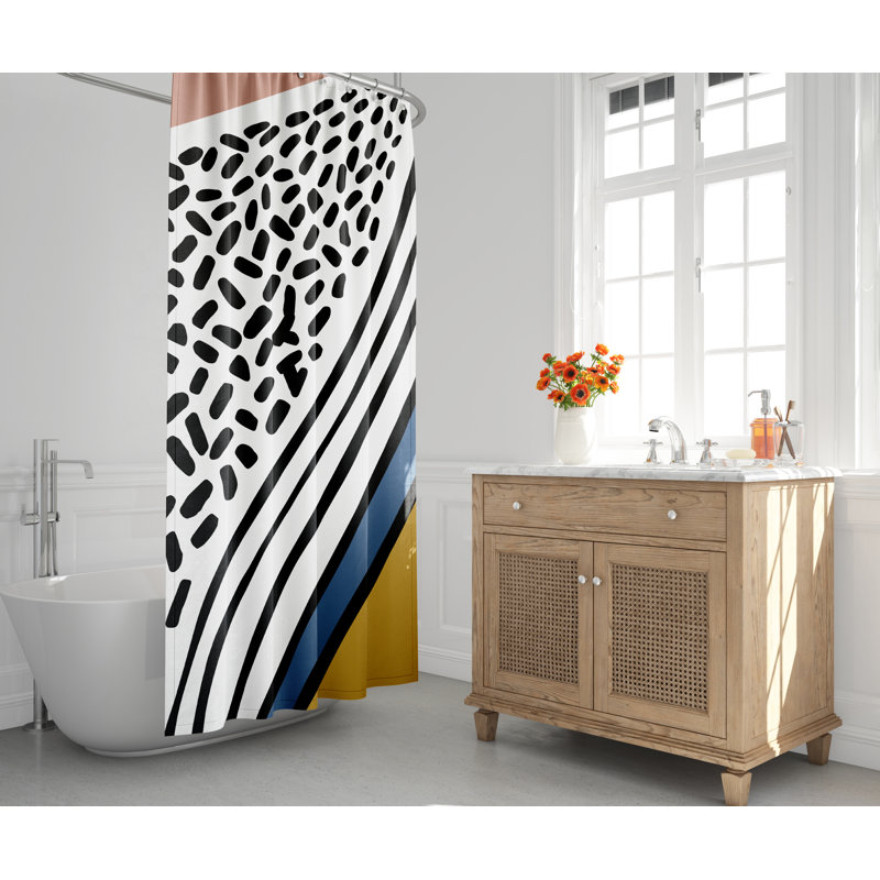 Norma Abstract Shower Curtain