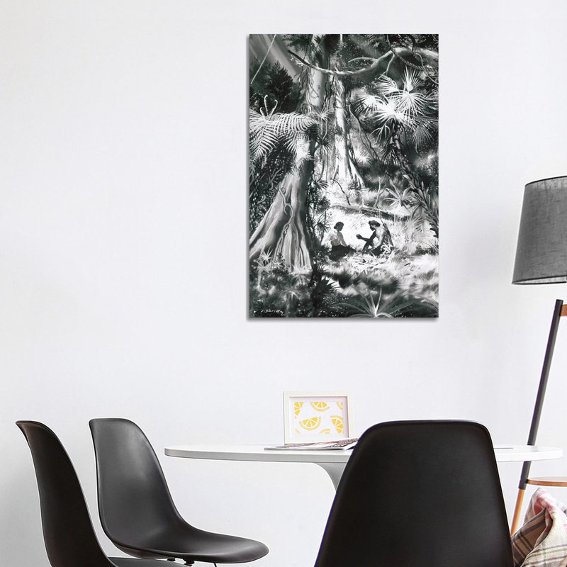Tarzan Of The Apes, Chapter XX by Zdeněk Burian - Wrapped Canvas Painting, 101.6 cm H x 66.04 cm W x 3.175 cm D