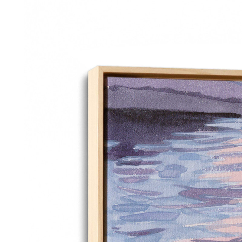«Blush of the Sunset Sun II» par Melissa Wang, reproduction d'art, H 48 po x l 36 po, Tanné