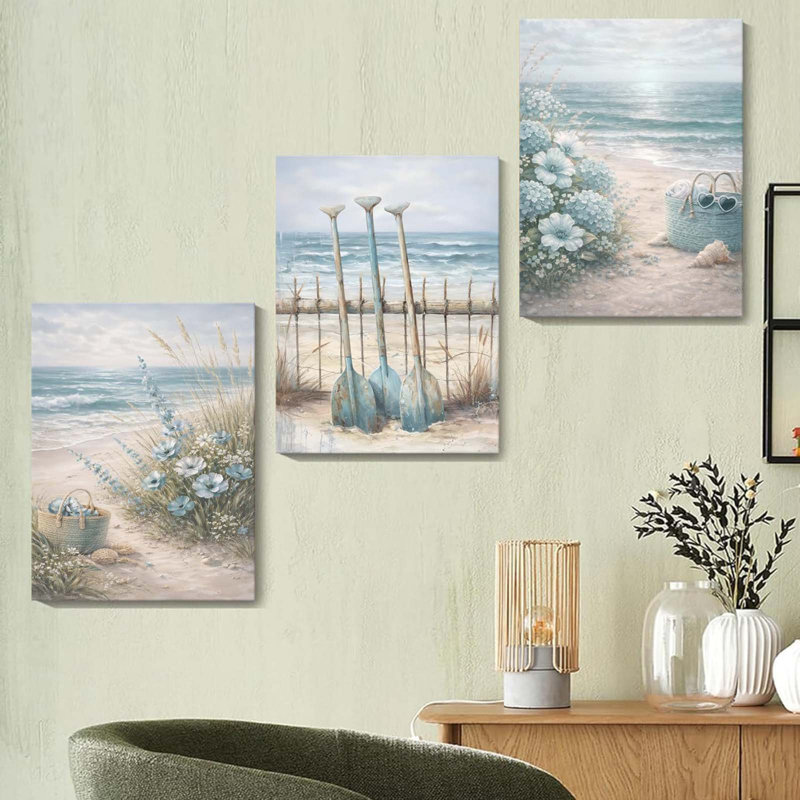 3 Piece Wrapped Canvas Wall Art