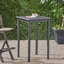 Table de bar d'extérieur carrée en bois d'acacia minimaliste-1008565655
