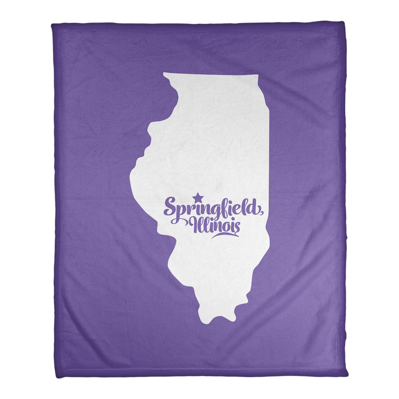 Throw Blanket, 50" x 60", Purple